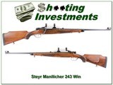 Steyr Mannlicher 243 Winchester very NICE! - 1 of 4