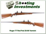 Ruger 77 Red Pad Tang Safety 25-06 with Varmint Barrel! - 1 of 4