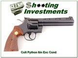 Colt Python 1981 6in Blued Exc Cond! - 1 of 4