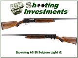 Browning A5 Light 12 58 Belgium near NEW! - 1 of 4