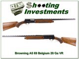 Browning A5 20 Ga 69 Belgium 26in IC VR collector! - 1 of 4