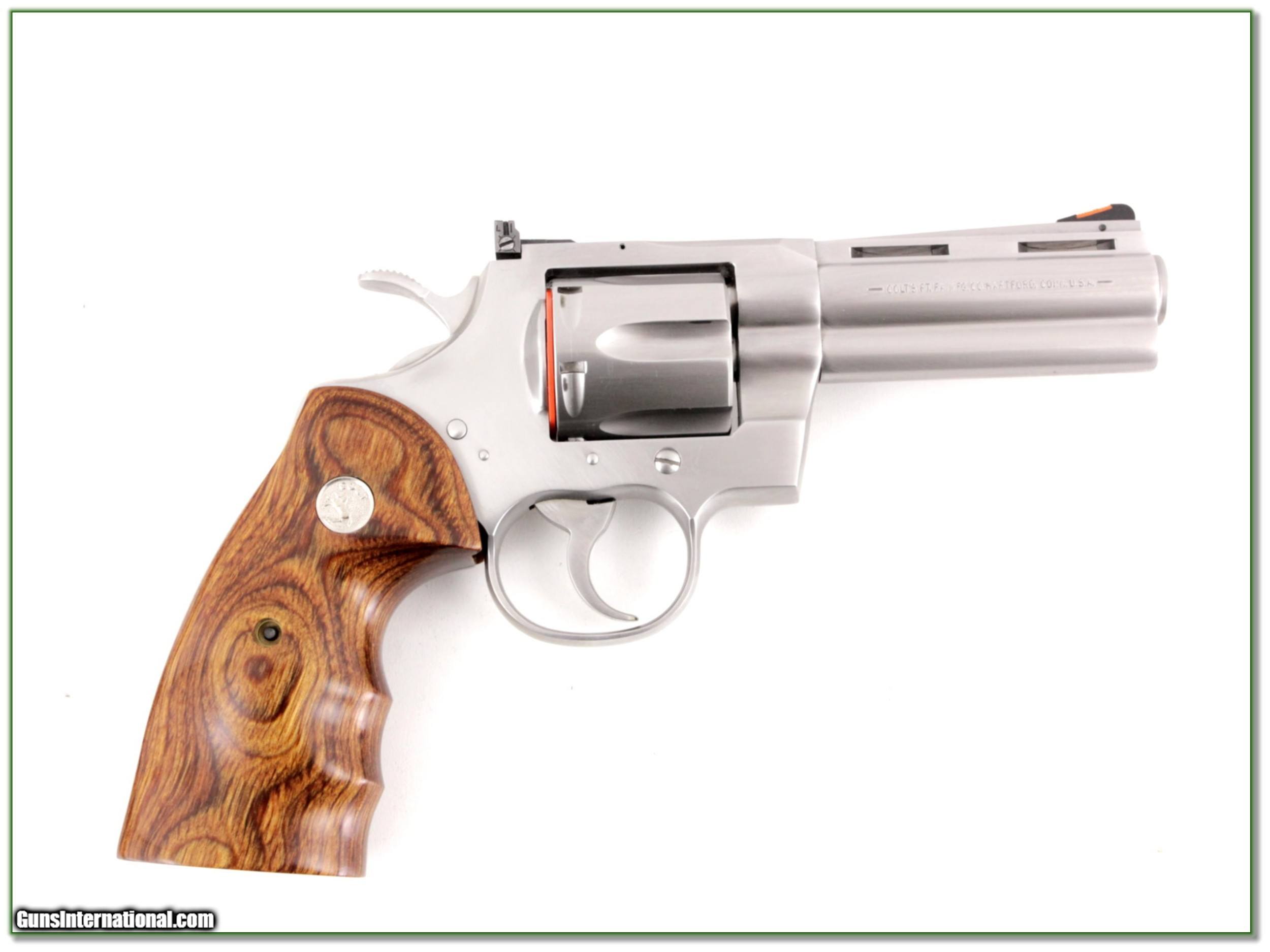 RARE Colt Python Elite 4in Stainless ANIC!