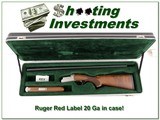 Ruger Red Label 20 Gauge 28in barrels in case - 1 of 4