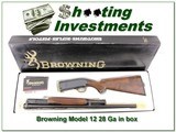 Browning Model 12 28 Ga nice wood ANIB - 1 of 4