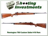 Remington 700 Custom Safari 416 Remington - 1 of 4