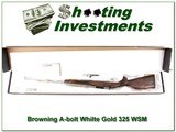 Browning A-Bolt White Gold Medallion 325 WSN NIB! - 1 of 4