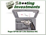 Ruger Talo GP100 2.5in Stainless 357 unfired in case! - 1 of 4