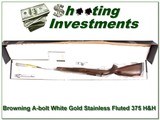 Browning A-bolt White Gold Medallion NIB Rare 375 H&H - 1 of 4