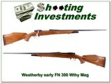 Weatherby early FN in 300 Weatherby 1958 collector! - 1 of 4