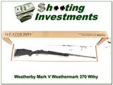 Weatherby Mark V Weathermark 270 Wthy Accubreak - 1 of 4