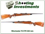 Winchester Model 70 XTR in rare 222 Remington! - 1 of 4