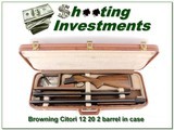 Browning Citori 12 & 20 Ga 2 barrel set in case - 1 of 4