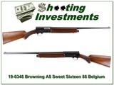 Browning A5 Sweet Sixteen 55 Belgium 2 barrels - 1 of 4