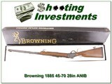 Browning 1885 45-70 28in Octogonal in box! - 1 of 4