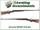 Browning 1885 RARE 45-90 BPCR 30in, case colored - 1 of 4