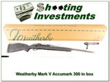 Weatherby Mark V Accumark 300 Wthy in box! - 1 of 4