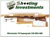 Winchester Model 70 Super Grade NRA.338 Win. In BOX! - 1 of 4