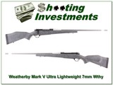 Weatherby Mark V Untra-Lightweight 7mm Wthy mag - 1 of 4