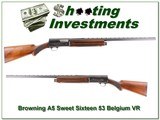 Browning A5 Sweet Sixteen 53 Belgium Vent Rib! - 1 of 4