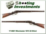Winchester 1873 in rare 22 short made in 1890 - 1 of 4