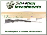 Weatherby Mark V Stainless 300 Wthy in box! - 1 of 4
