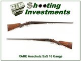 Anschutz SxS 16 Gauge 30in F & F rare! for sale - 1 of 4
