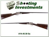 AYA No.2 20 Gauge 26in Exc Cond Serial Number 3 for sale - 1 of 4