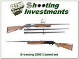 Browning 2000 75 Belgium 12 Ga 3-barrel set! for sale - 1 of 4