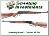 Browning Model 71 Deluxe Carbine unfired XX Wood! - 1 of 4