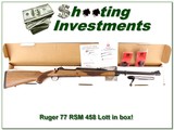 Ruger 77 RSM 458 Lott as new in box! - 1 of 4