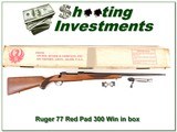Ruger 77 Red Pad 300 Win in box - 1 of 4
