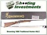 Browning 1885 Traditional Hunter 45 LC NIB XX Wood! - 1 of 4