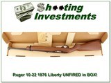 Ruger 10-22 10/22 1976 Liberty unfired MINT in box! for sale - 1 of 4