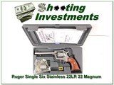 Ruger Single Six New Model Stainless 22 22Mag - 1 of 4
