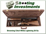 Browning Citori White Lightning 20 Ga in factory case! - 1 of 4