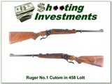 Highly Custom Ruger No.1 458 Lott for sale - 1 of 4