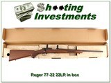 Ruger 77-22 early 22LR in box! - 1 of 4