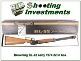 Browning BL-22 original early 1974 as new in box! - 1 of 4