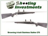 Browning A-Bolt Stainless Stalker 270 Win - 1 of 4