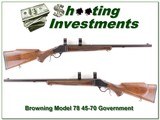 Browning Model 78 in 45-70 Government for sale - 1 of 4