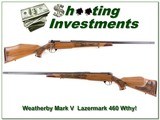 Weatherby Mark V Lazermark rare 5 panel 460 Wthy Mag! - 1 of 4