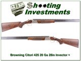 Browning Citori 425 20 Ga 28in Ported Invector Plus - 1 of 4