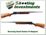 Browning A5 Sweet Sixteen 47 Belgium collector! - 1 of 4