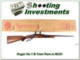 Ruger No. 1 B Red Pad 7mm Rem in box Collector! - 1 of 4