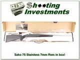 Sako 75 Stainless 7mm Rem Mag in box! - 1 of 4