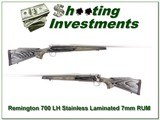 Remington 700 LH Stainless Laminated 7mm RUM - 1 of 4