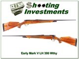 Weatherby Early German Mark V LH 300 Wthy Mag - 1 of 4