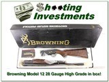 Browning Model 12 High Grade 5 28 Ga XX Wood ANIB for sale - 1 of 4