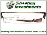 Browning A-bolt White Gold Medallion NIB Rare 375 H&H for sale - 1 of 4