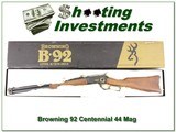 Browning Model 92 Centennial 44 rem mag NIB for sale - 1 of 4